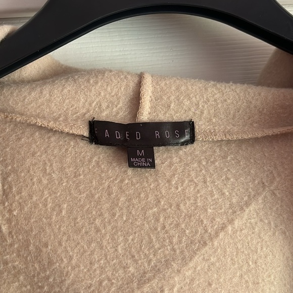 Faded Rose Beige Cropped Jacket Size M - Picture 4 of 4
